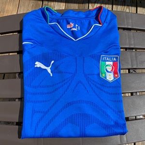 Puma Italia Gli Azzurri shirt men’s medium blue